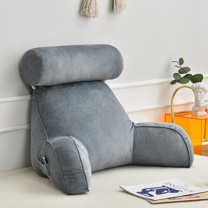 All Season With Round Pillow For Home Office Sofa Bedside Waist Back Support Cushions Backrest Backs Rest Pain Relief Pillows