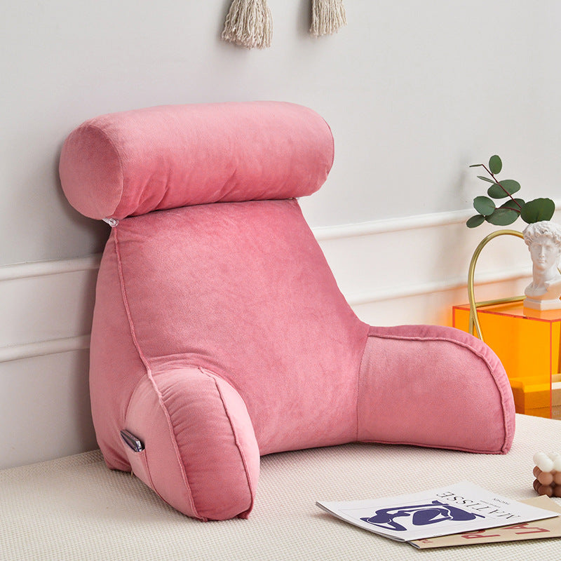 All Season With Round Pillow For Home Office Sofa Bedside Waist Back Support Cushions Backrest Backs Rest Pain Relief Pillows