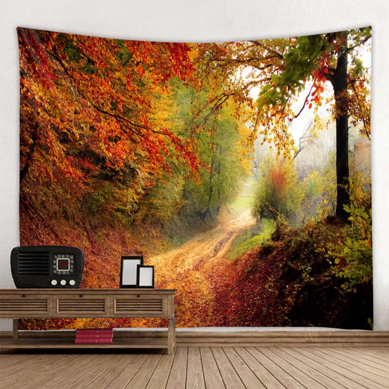 Beautiful Natural Forest Printed Large Wall Tapestry Cheap Hippie Wall Hanging Bohemian Wall Tapestries Mandala Wall Art Decor