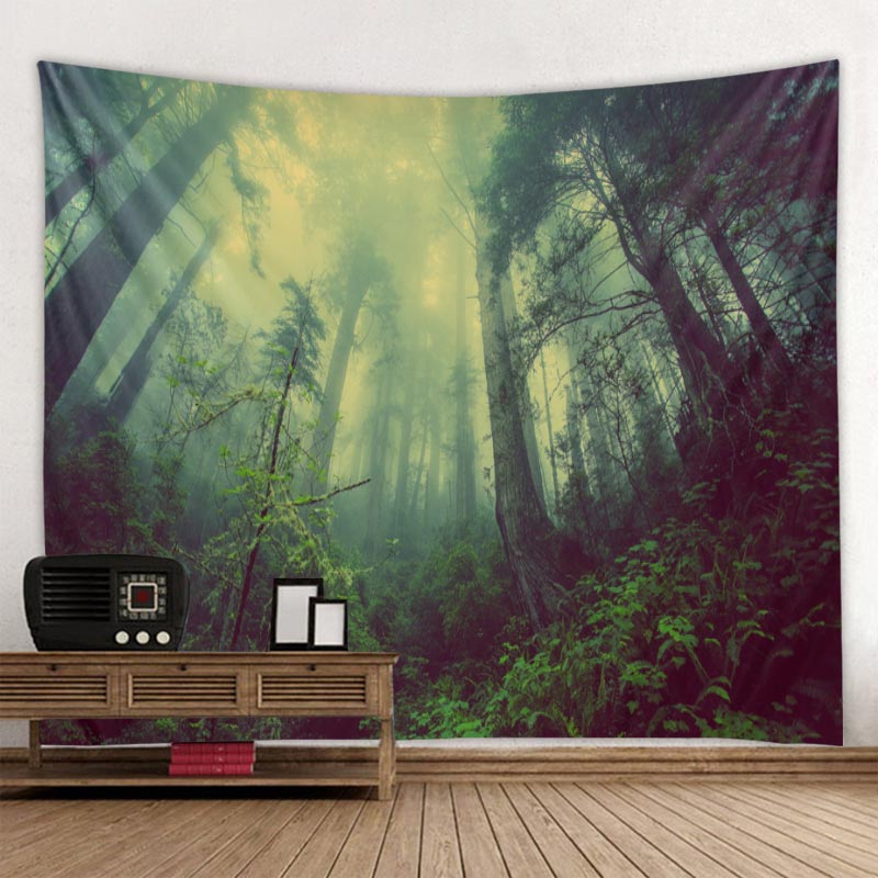 Beautiful Natural Forest Printed Large Wall Tapestry Cheap Hippie Wall Hanging Bohemian Wall Tapestries Mandala Wall Art Decor