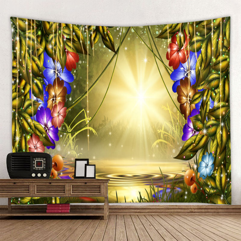 Beautiful Natural Forest Printed Large Wall Tapestry Cheap Hippie Wall Hanging Bohemian Wall Tapestries Mandala Wall Art Decor