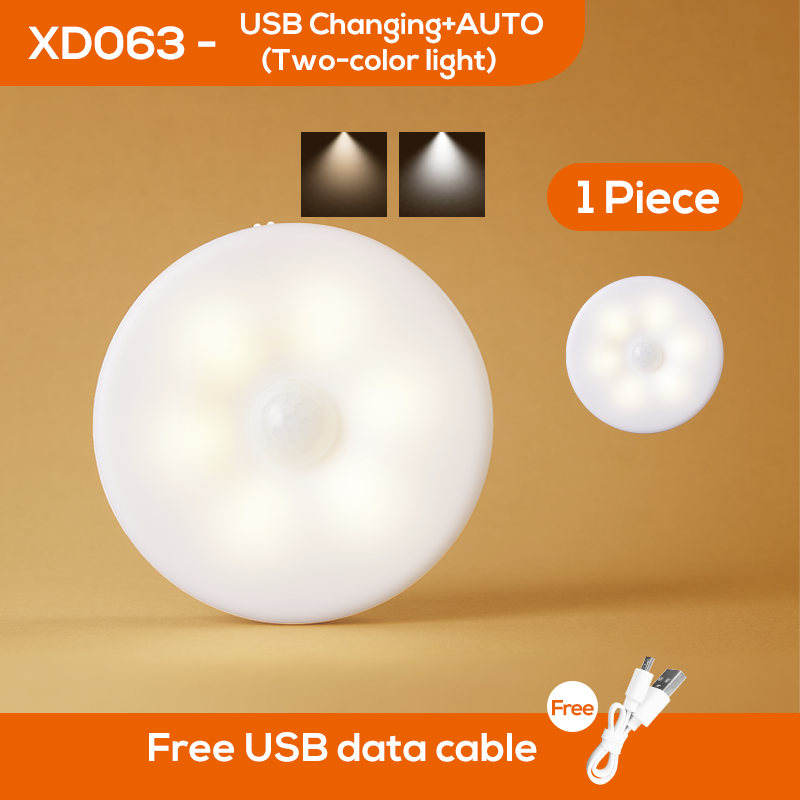 Bedroom Decor Night Lights Motion Sensor Night Lamp Children's Gift USB Charging Bedroom Decoration Led Night Light