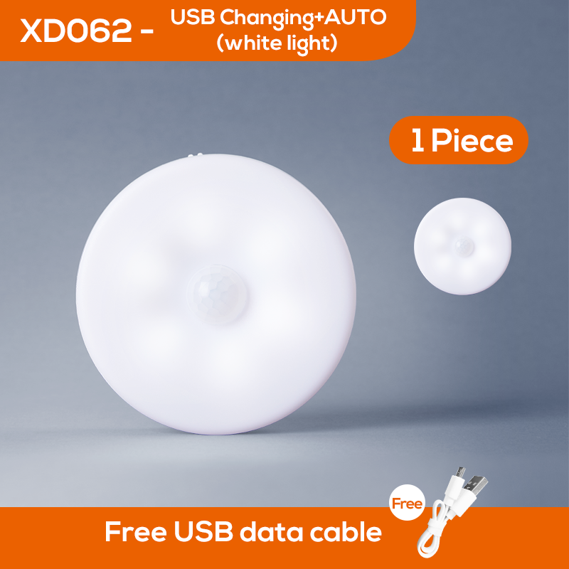 Bedroom Decor Night Lights Motion Sensor Night Lamp Children's Gift USB Charging Bedroom Decoration Led Night Light