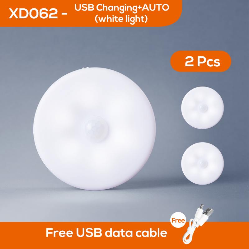 Bedroom Decor Night Lights Motion Sensor Night Lamp Children's Gift USB Charging Bedroom Decoration Led Night Light