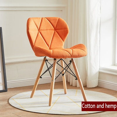 Dining chair Nordic bedroom home leisure simple chair discussion desk chair makeup manicure stool
