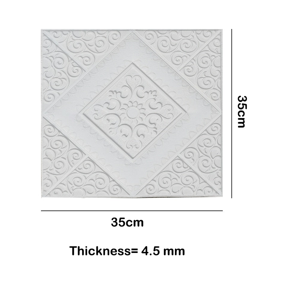 Foam 3D Wall Stickers Self Adhesive Wallpaper Panels Home Decor Living Room Bedroom House Decoration Bathroom Brick Wall Sticker