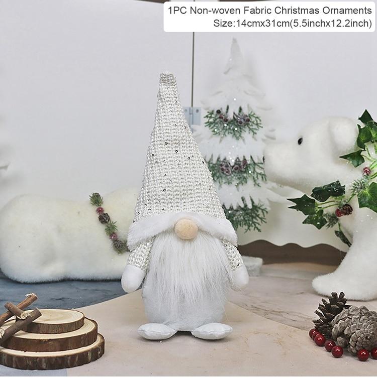 Gnome Christmas Faceless Doll Merry Christmas Decorations For Home Cristmas Ornament Xmas Navidad Natal New Year