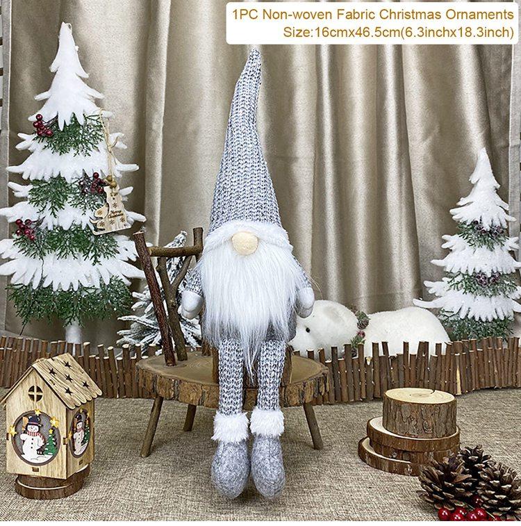 Gnome Christmas Faceless Doll Merry Christmas Decorations For Home Cristmas Ornament Xmas Navidad Natal New Year
