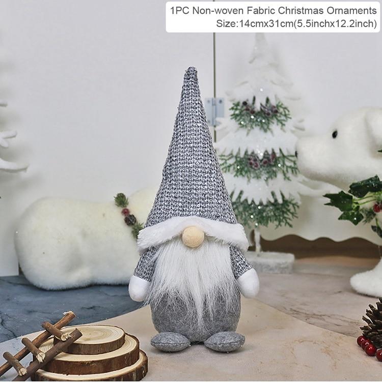 Gnome Christmas Faceless Doll Merry Christmas Decorations For Home Cristmas Ornament Xmas Navidad Natal New Year