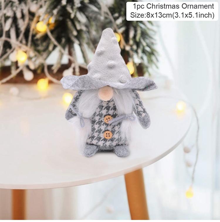 Gnome Christmas Faceless Doll Merry Christmas Decorations For Home Cristmas Ornament Xmas Navidad Natal New Year