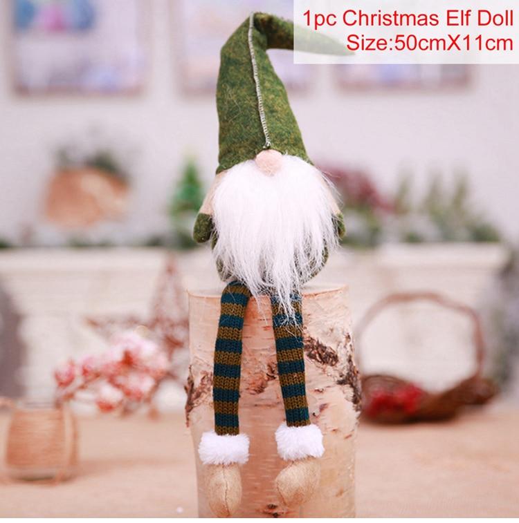 Gnome Christmas Faceless Doll Merry Christmas Decorations For Home Cristmas Ornament Xmas Navidad Natal New Year