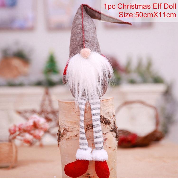 Gnome Christmas Faceless Doll Merry Christmas Decorations For Home Cristmas Ornament Xmas Navidad Natal New Year
