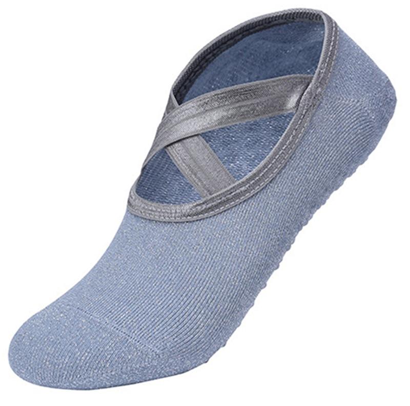 Cotton Yoga Socks Women Anti Slip Dance Professional Ballet Heel Protector Female Sports Dancing Calcetines Medias Pilates Socks