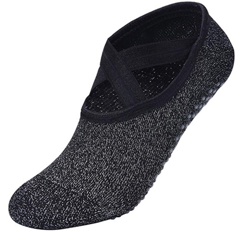 Cotton Yoga Socks Women Anti Slip Dance Professional Ballet Heel Protector Female Sports Dancing Calcetines Medias Pilates Socks