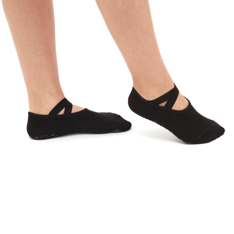 Women Professional Anti Slip Bandage Sports Yoga Socks Ladies Ventilation Pilates Ballet Socks Dance Sock Slippers