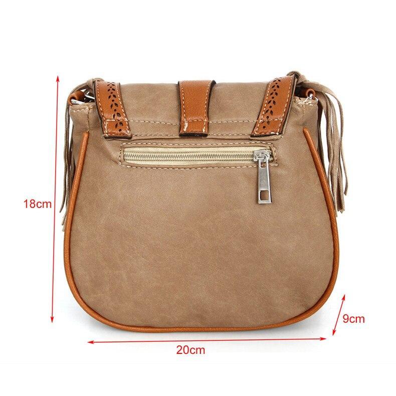 Womens' Pouch Tassel Shoulder Bag Vintage Handbag Crossbody Bags for Women Large Capacity Messenger Bags