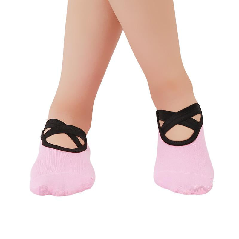 Women Professional Anti Slip Bandage Sports Yoga Socks Ladies Ventilation Pilates Ballet Socks Dance Sock Slippers
