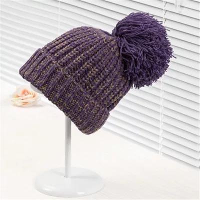 Split-Joint Colorful Knitting Hat Accessories