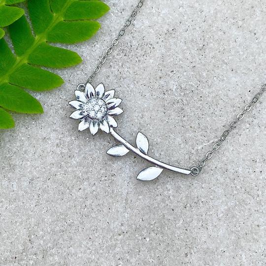 You Are My Sunshine Sunflower Necklace