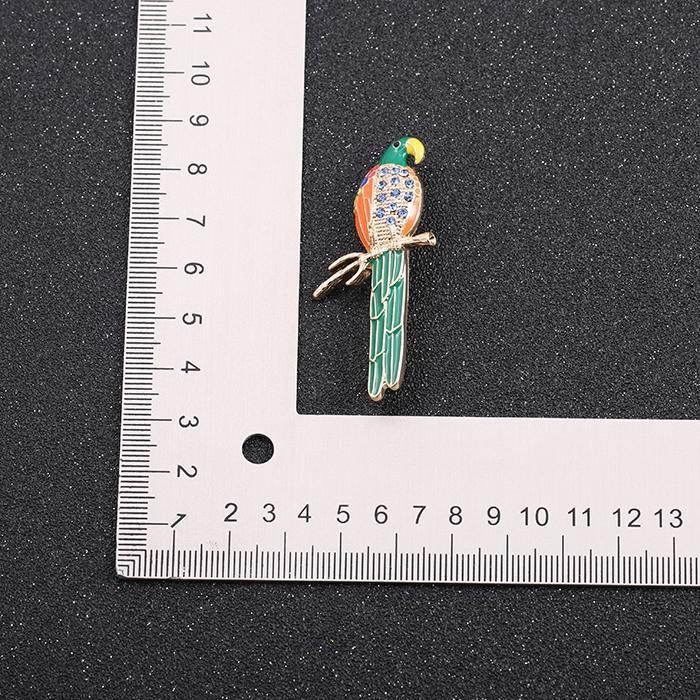 Gem Parrot brooch - 2