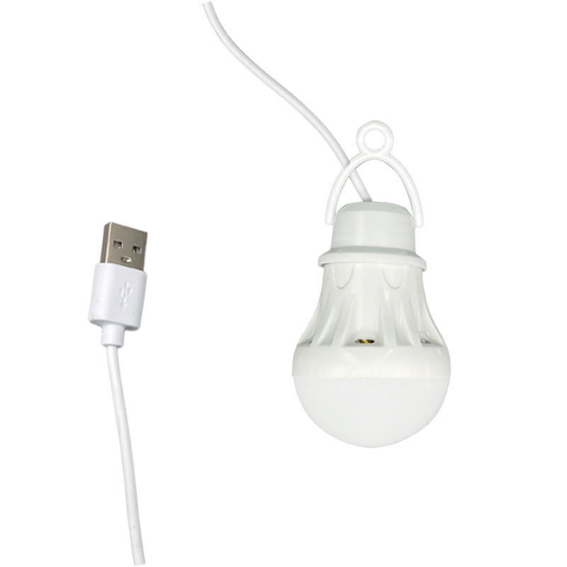 LED Lantern Portable Camping Lamp Mini Bulb 5V USB Power Book Light Reading Student Study Table Lamp Super Birght for Outdoor