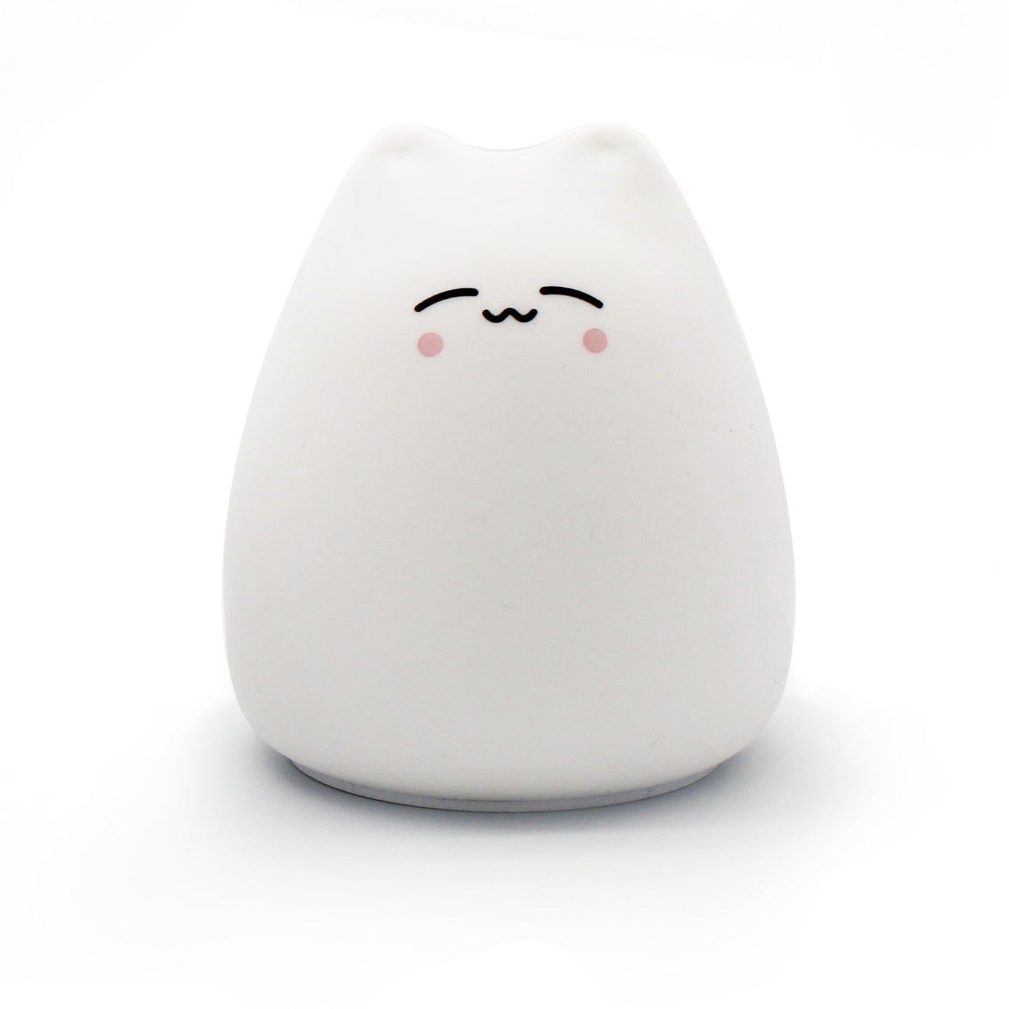 LED Night Lamp Touch Sensor Cat Silicone Animal Light Colorful Child Holiday Gift Sleepping Creative Bedroom Desktop Decor Lamp