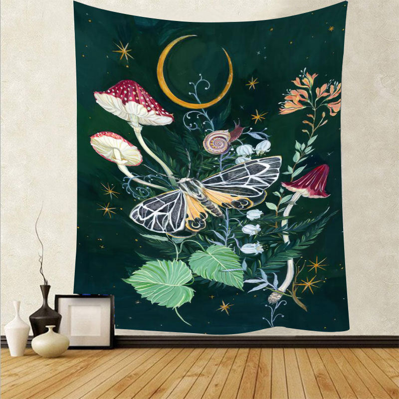 Mandala Tapestry Tarot Card Wall Hanging Astrology Divination Witchcraft Room Decor Bedspread Throw Cover Sun Moon Wall Decor