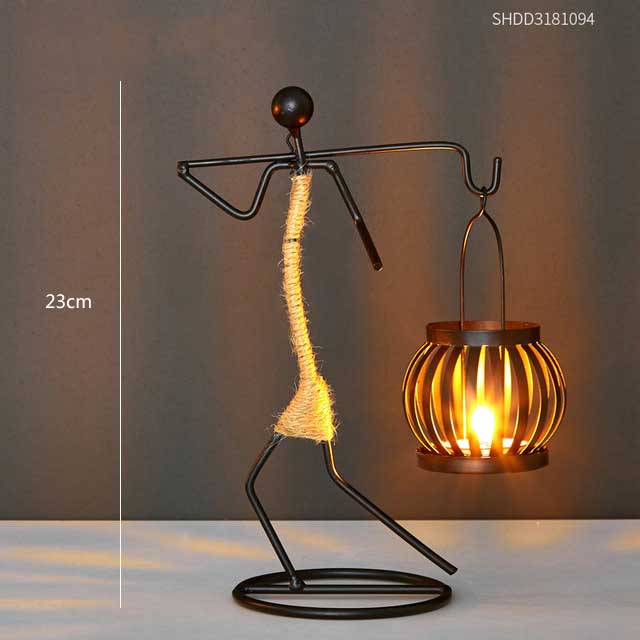 Metal candle holder home decor accessories African Candlesticks for candles Decorative chandeliers candle