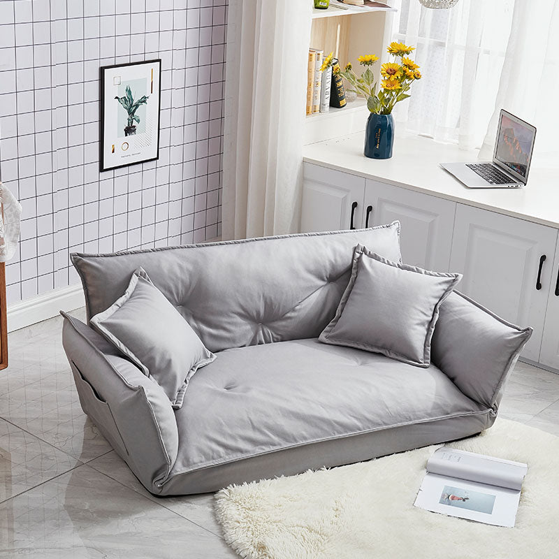 Modern Design Floor Sofa Bed 5 Position Adjustable Lazy Sofa Japanese Style Furniture Living Room Reclining Folding Sofa Couch