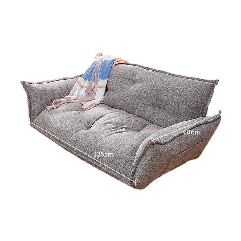Modern Design Floor Sofa Bed 5 Position Adjustable Lazy Sofa Japanese Style Furniture Living Room Reclining Folding Sofa Couch