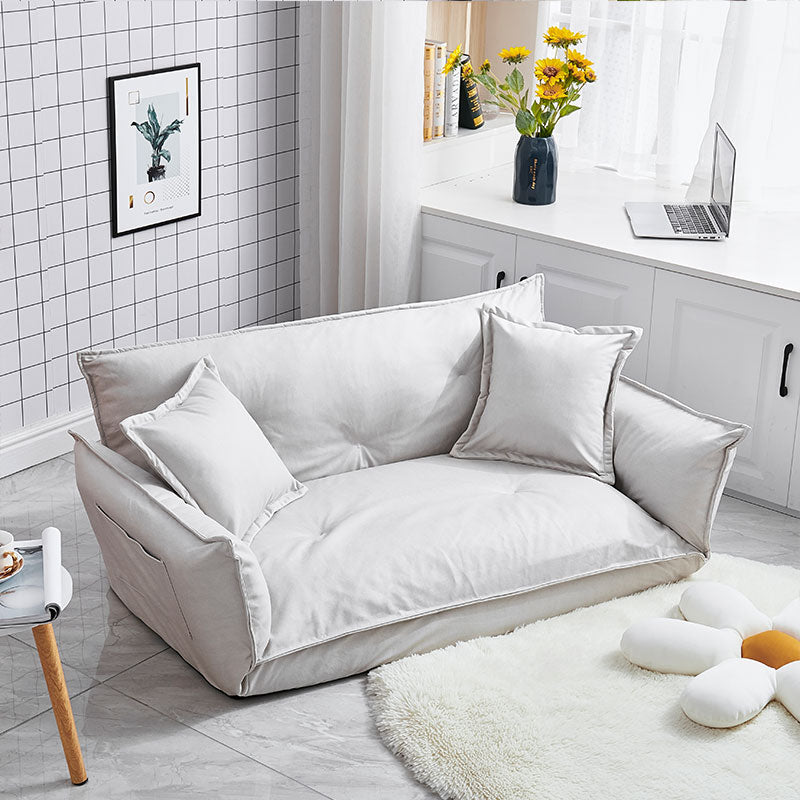 Modern Design Floor Sofa Bed 5 Position Adjustable Lazy Sofa Japanese Style Furniture Living Room Reclining Folding Sofa Couch