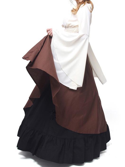 New Sexy Slash Neck Flare Sleeve Party Long Dress