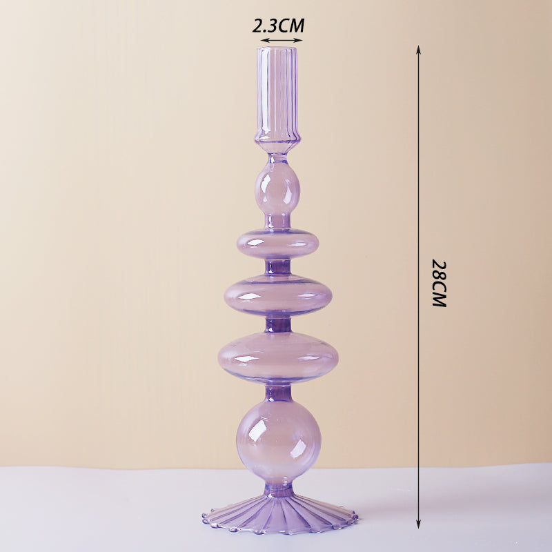candle holders romantic Dinner home decoration candlestick for birthday wending candle holder wax portavelas decor