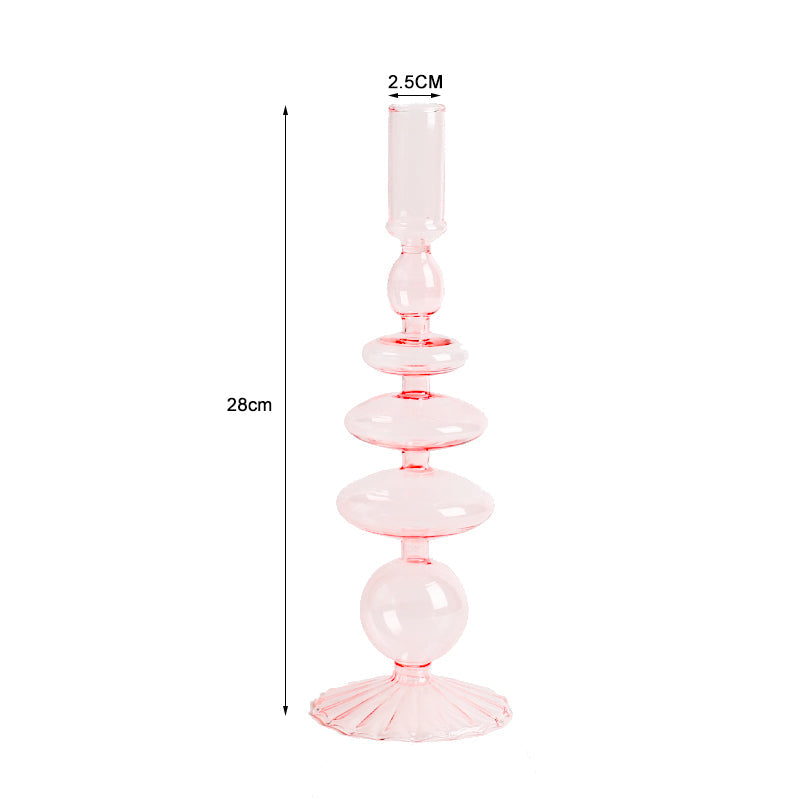 candle holders romantic Dinner home decoration candlestick for birthday wending candle holder wax portavelas decor