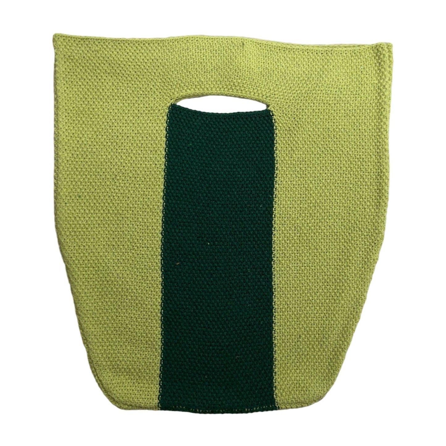 Contrast Color Simple Leisure Commuter Handbag Knitted Bag Retro Tote Bag Female