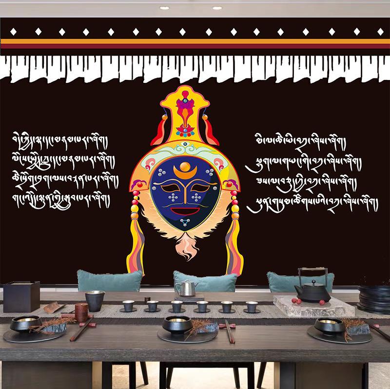 Tibetan national style Hand tapestry