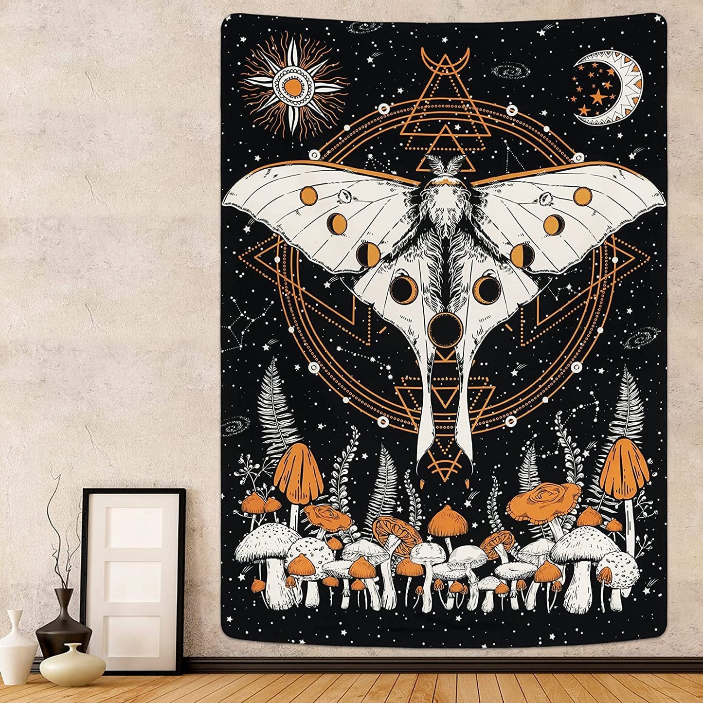 Bohemian tapestry room decoration hanging cloth Datura decorative cloth tapestry