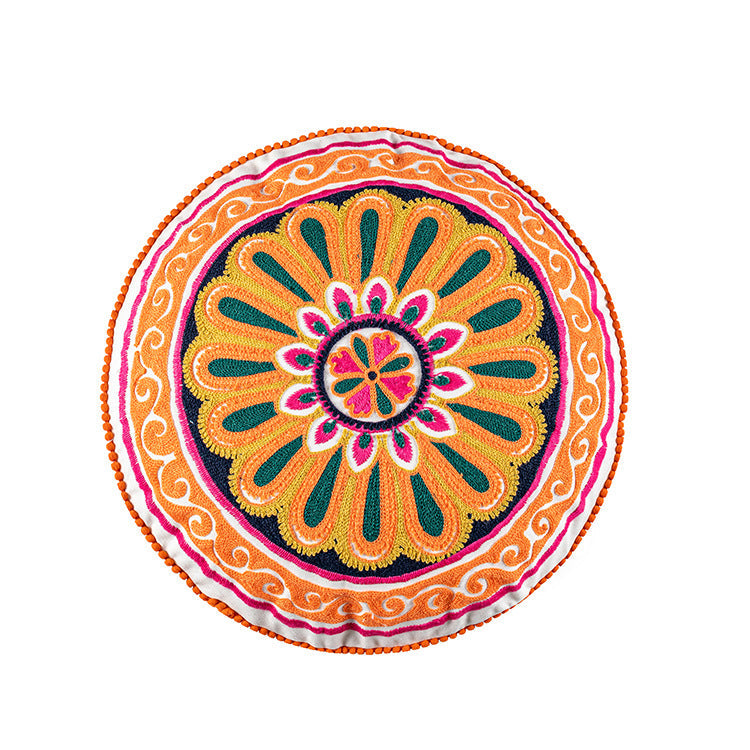 New exotic Moroccan Style cushion cover famous family style round cushion cover famous hotel model room pillow cover