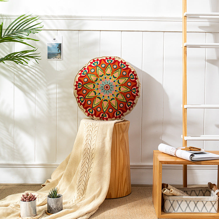 New exotic Moroccan Style cushion cover famous family style round cushion cover famous hotel model room pillow cover