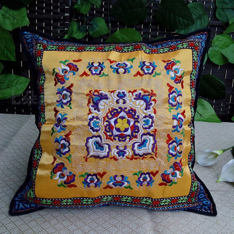 National Style Cushion Cover Cushion Cover Sofa Cushion Pillow Cover