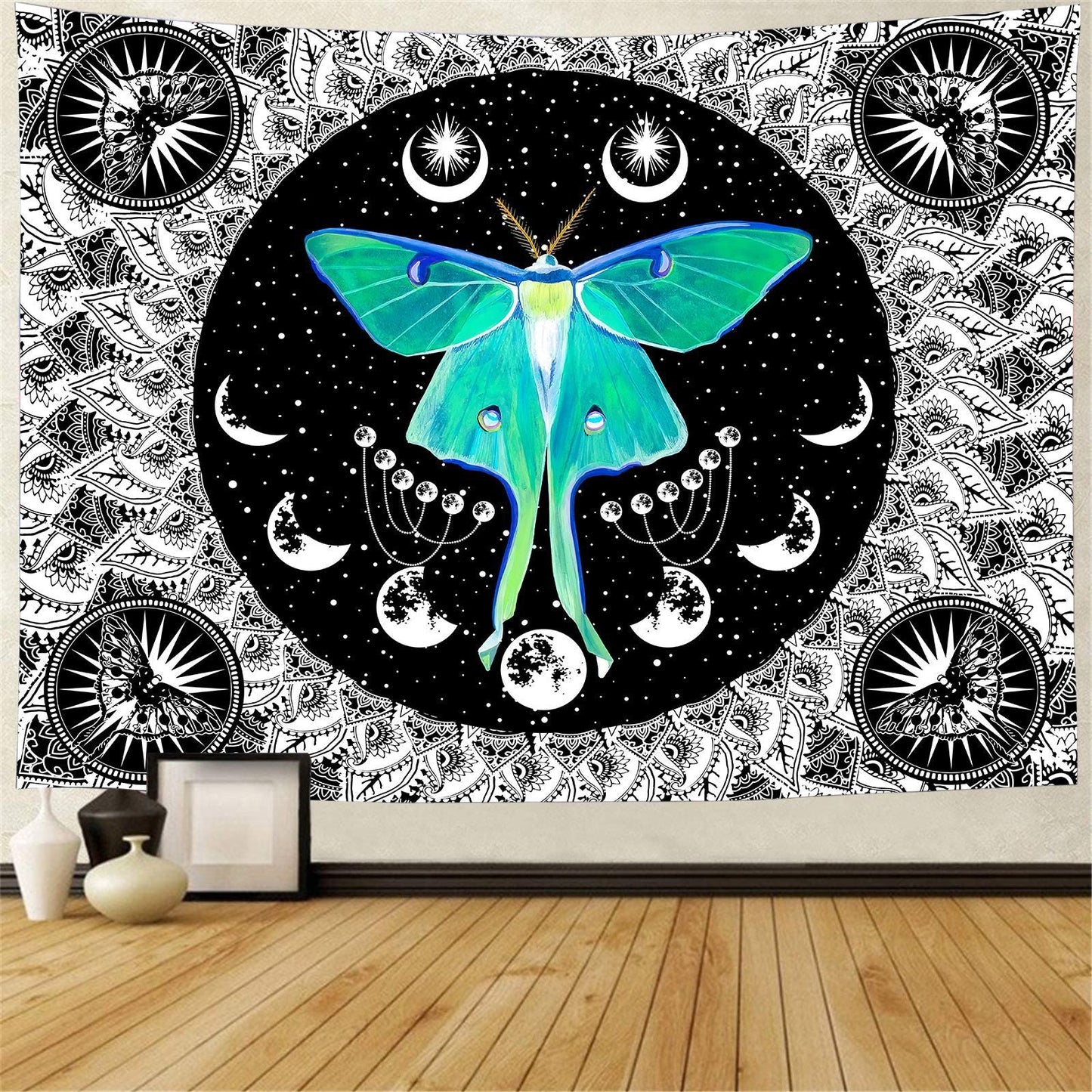 New psychedelic mushroom tapestry dream plant wall tapestry Galaxy space tapestry starry sky tapestry wall hanging