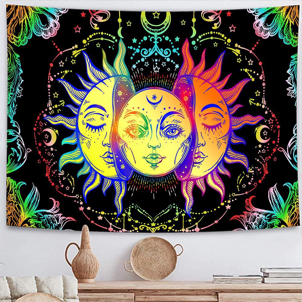 Psychedelic Mushroom Tapestry Dream Plant Wall Tapestry Galaxy Space Tapestry Starry Sky Tapestry Wall Hanging