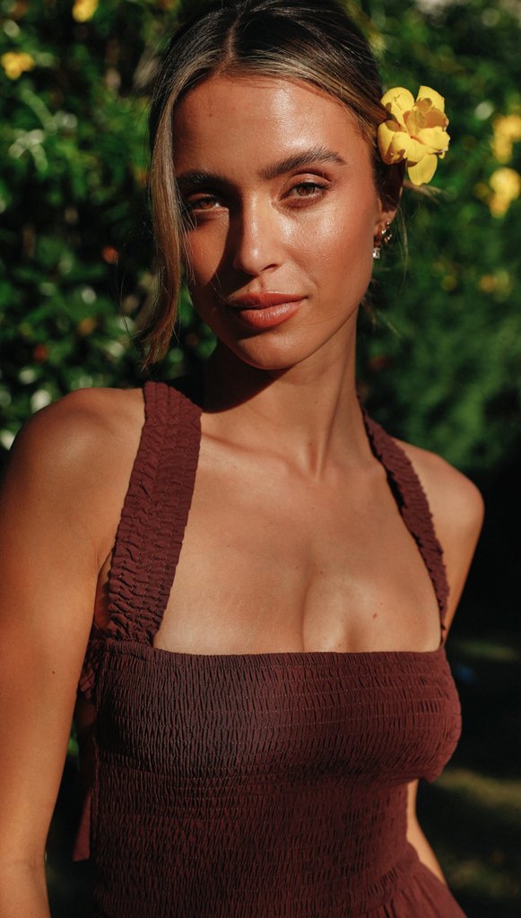 Dress Plaid Bandage Fashion Thin Waist Dress