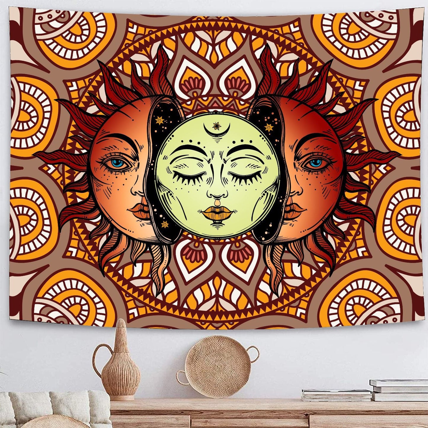 Psychedelic Mushroom Tapestry Dream Plant Wall Tapestry Galaxy Space Tapestry Starry Sky Tapestry Wall Hanging