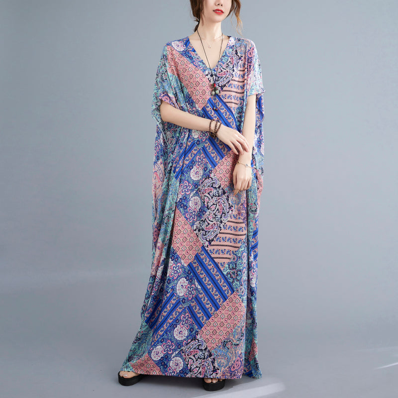 Women's Clothing In Large Sizes, Plump and Slim, with A Belly Covering Temperament Dress