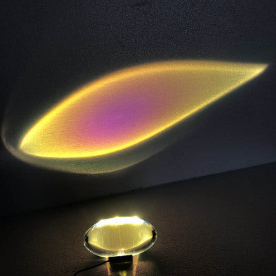 Eye of the Sky Crystal Table Lamp Creative Simple Exhibition Hall Living Room Bedside Designer projection lamp Atmosphere Lamp