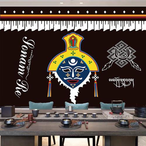 Tibetan national style Hand tapestry