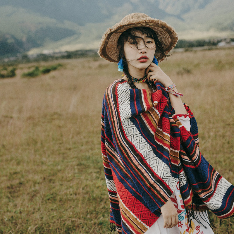 New Autumn and Winter Warm and Thickened Tibetan Elegant Scarf
