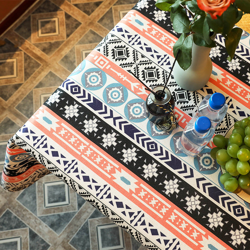 Tablecloth Bohemian ethnic style coffee tablecloth