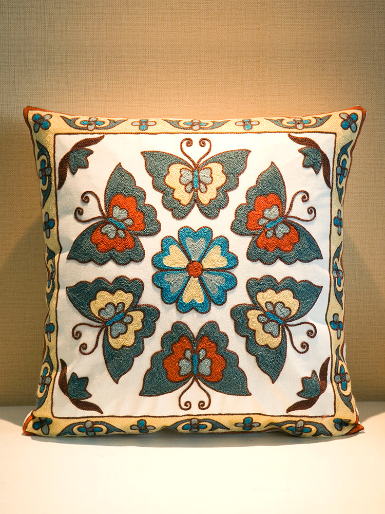 Ethnic style embroidered throw pillows sofa cushions cushions pillow covers, no core